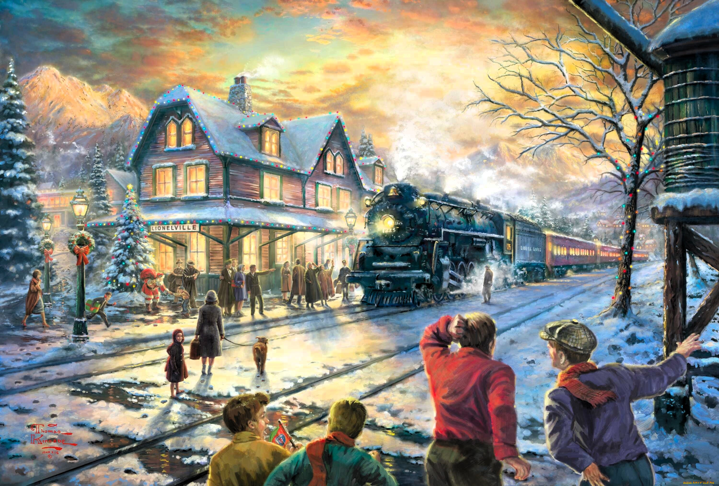 , thomas kinkade, , , , 